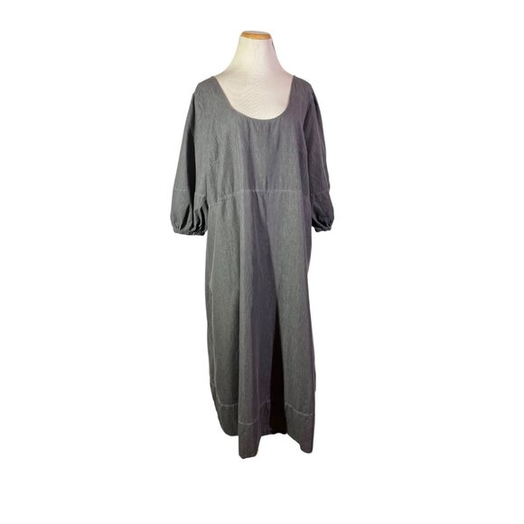 Rachel Comey x Target Plus Size 20W-22W Grey Chambray Dress Scoopneck - Picture 1 of 11